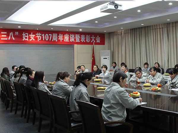 公司舉行慶“三八”婦女節(jié)女工座談會(huì)