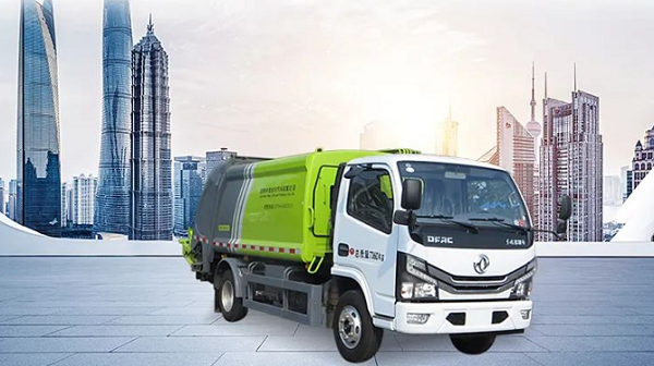 凌宇壓縮式垃圾車-固廢生活垃圾污物克星！