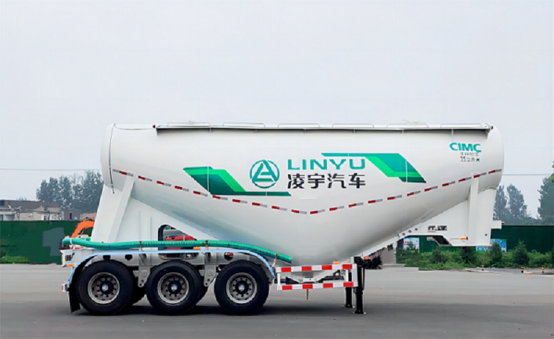 中集凌宇升級(jí)版干拌砂漿運(yùn)輸半掛車所帶來(lái)的優(yōu)勢(shì)！